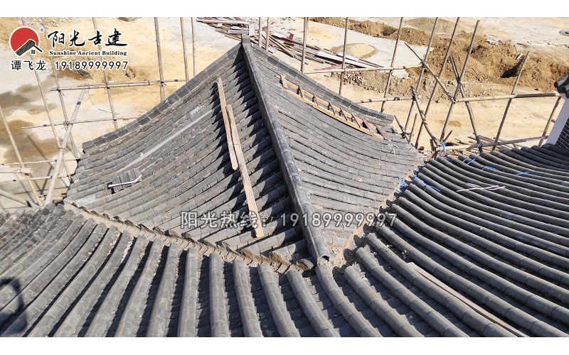 阳光古建青瓦