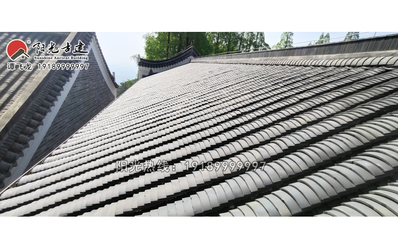 阳光古建青瓦